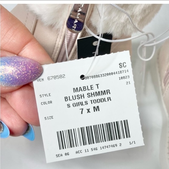 Tahari Toddler Mable Shimmer Fur-Lined Winter Boots - Picture 9 of 9